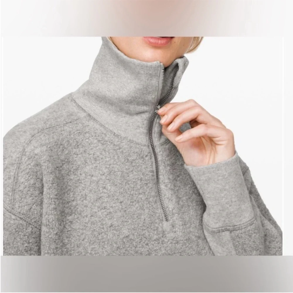 ⭐️❤️Lululemon athletica Gray Half-Zip Pullover - Picture 3 of 13